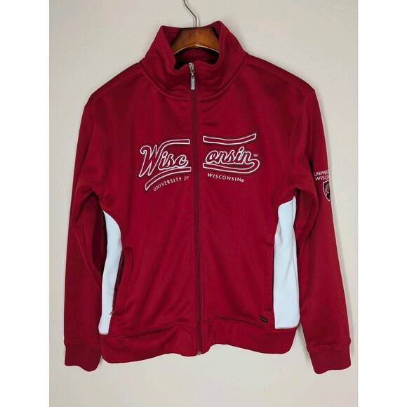 Jansport Jackets & Blazers - VINTAGE Jansport University Of Wisconsin Badgers Full Zip Jacket Womens Large